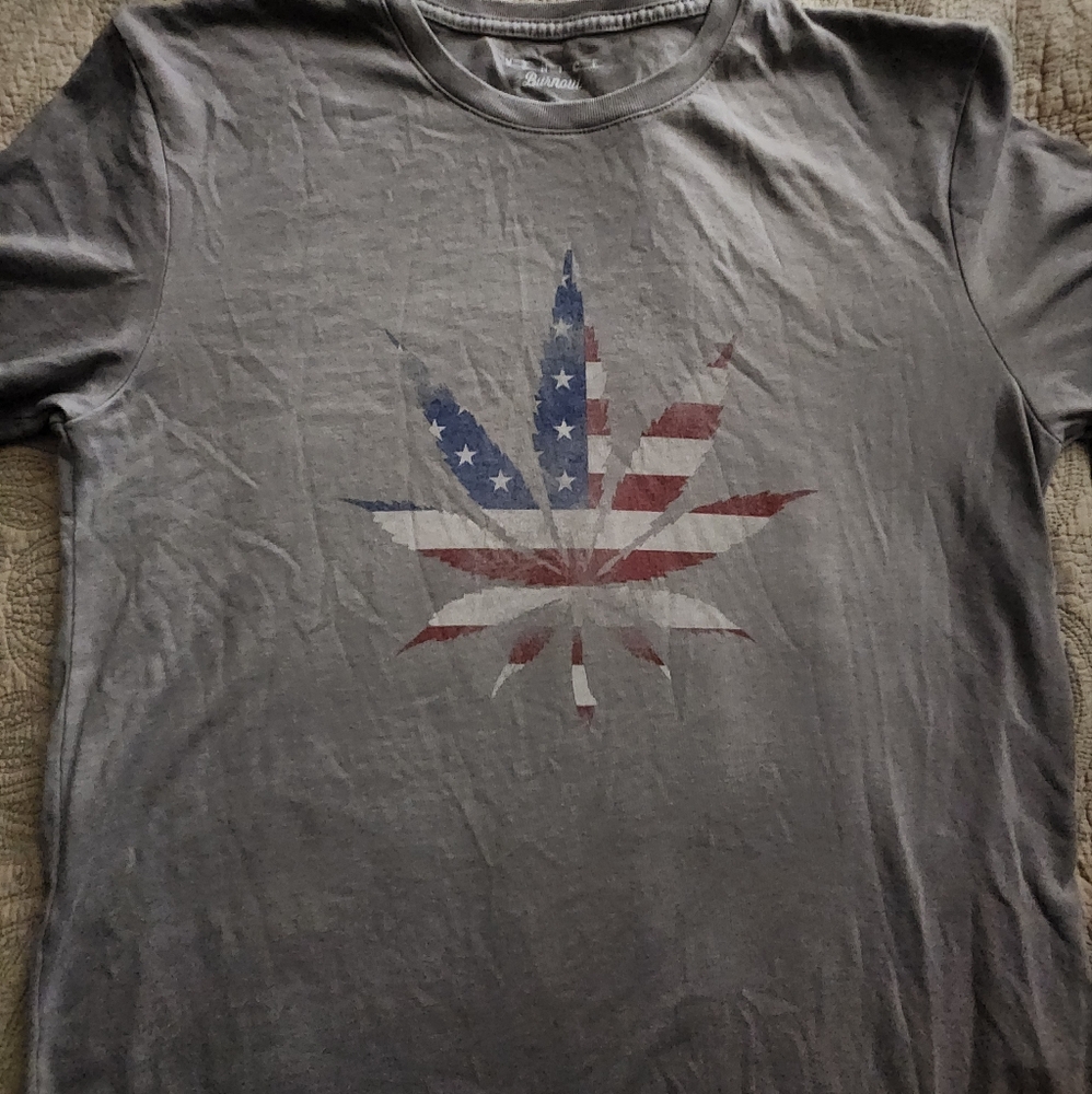 Lucky Brand Weed Leaf Shirt
